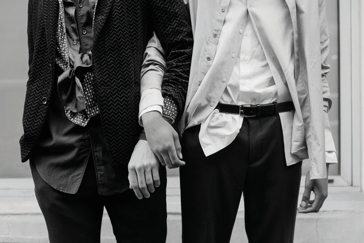 All looks Giorgio Armani, photography Lucas Lehmann, styling Ally Macrae from Lampoon 19
