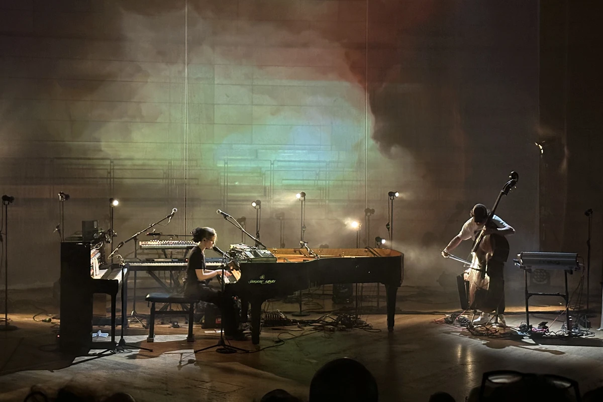 Piano Music Concert Lightmapping green background