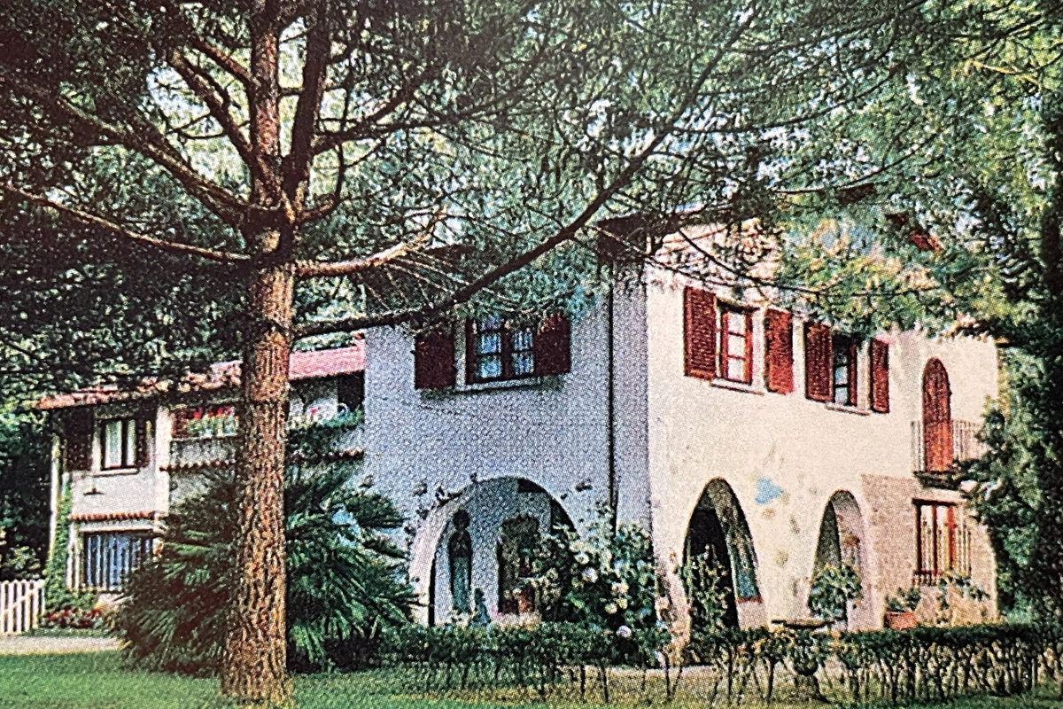 Cartoline di un tempo - una villa nella pineta
