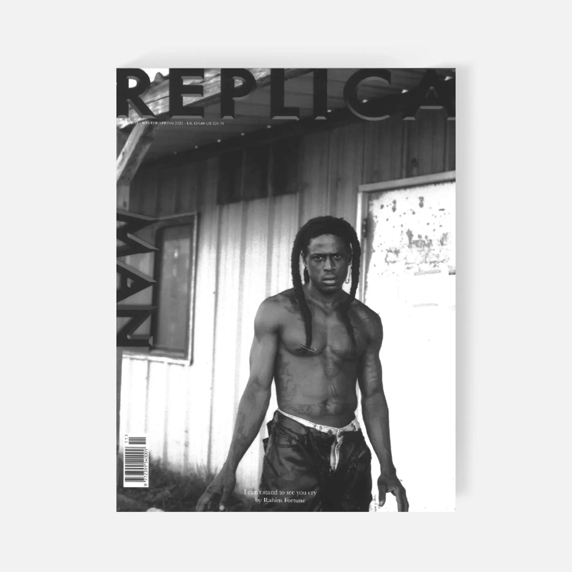 Replica Man Issue 11 Winter/Spring 2023 Cover by Rahim Fortune