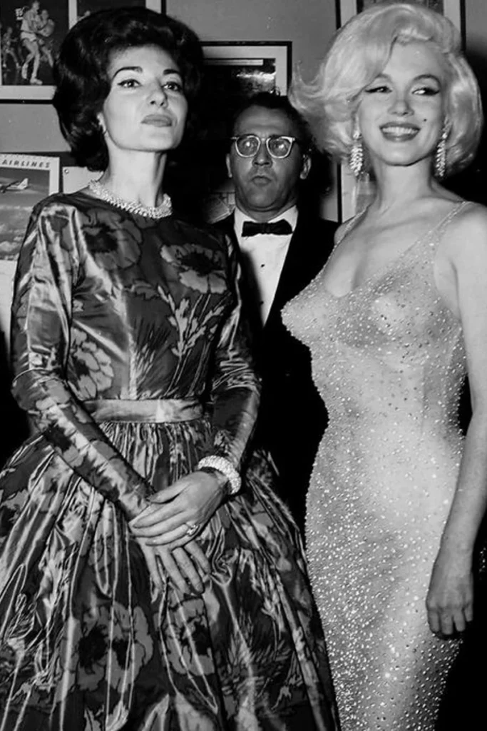 Maria Callas, Marylin Monroe