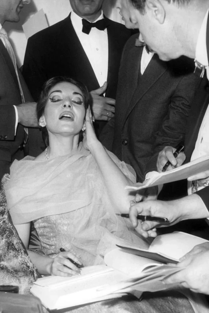 Maria Callas, autografi