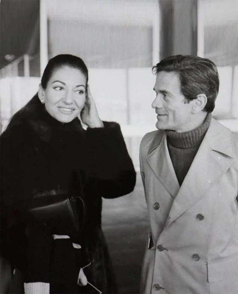 Maria Callas e Pier Paolo Pasolini