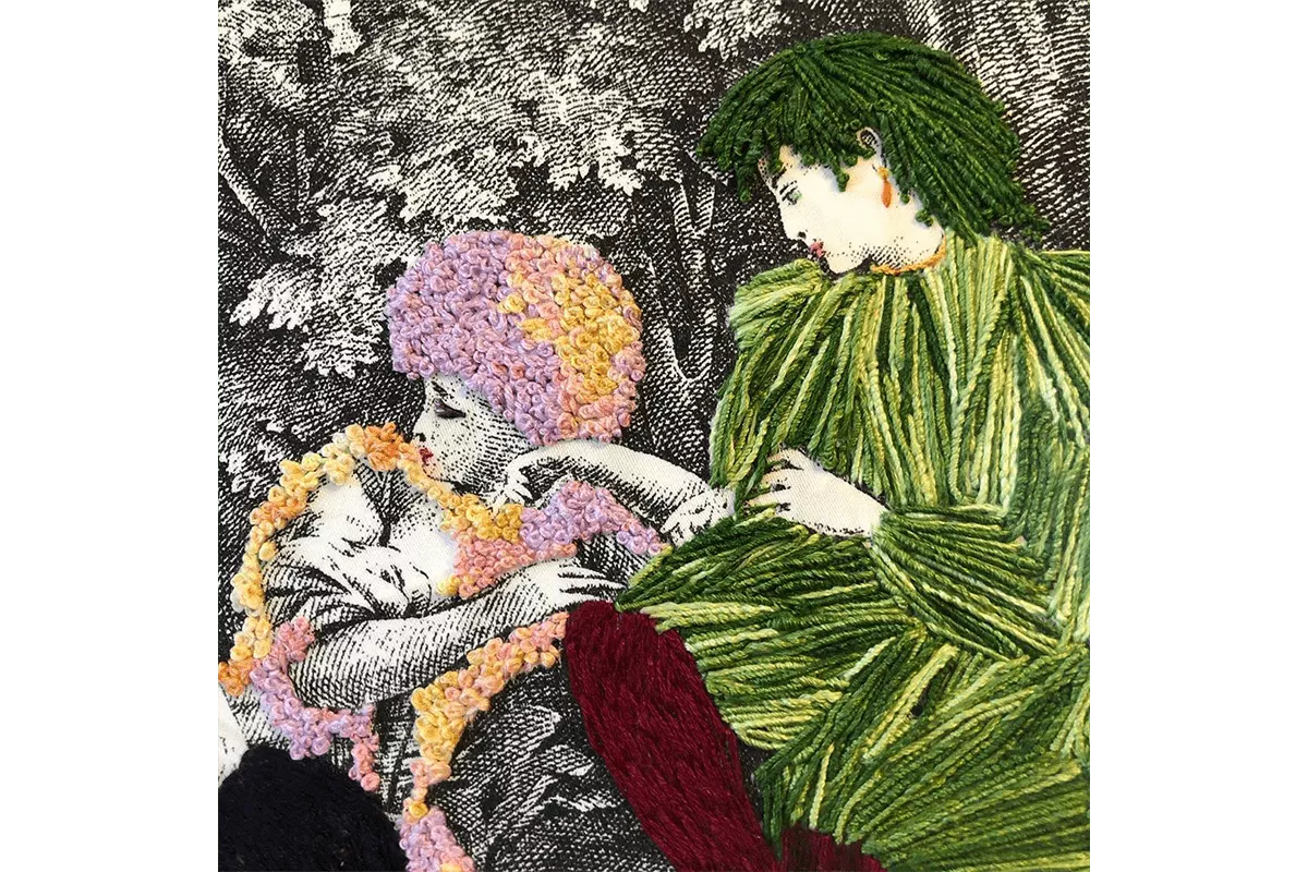 Toile de Jouy by Richard Saja, embroidery artist