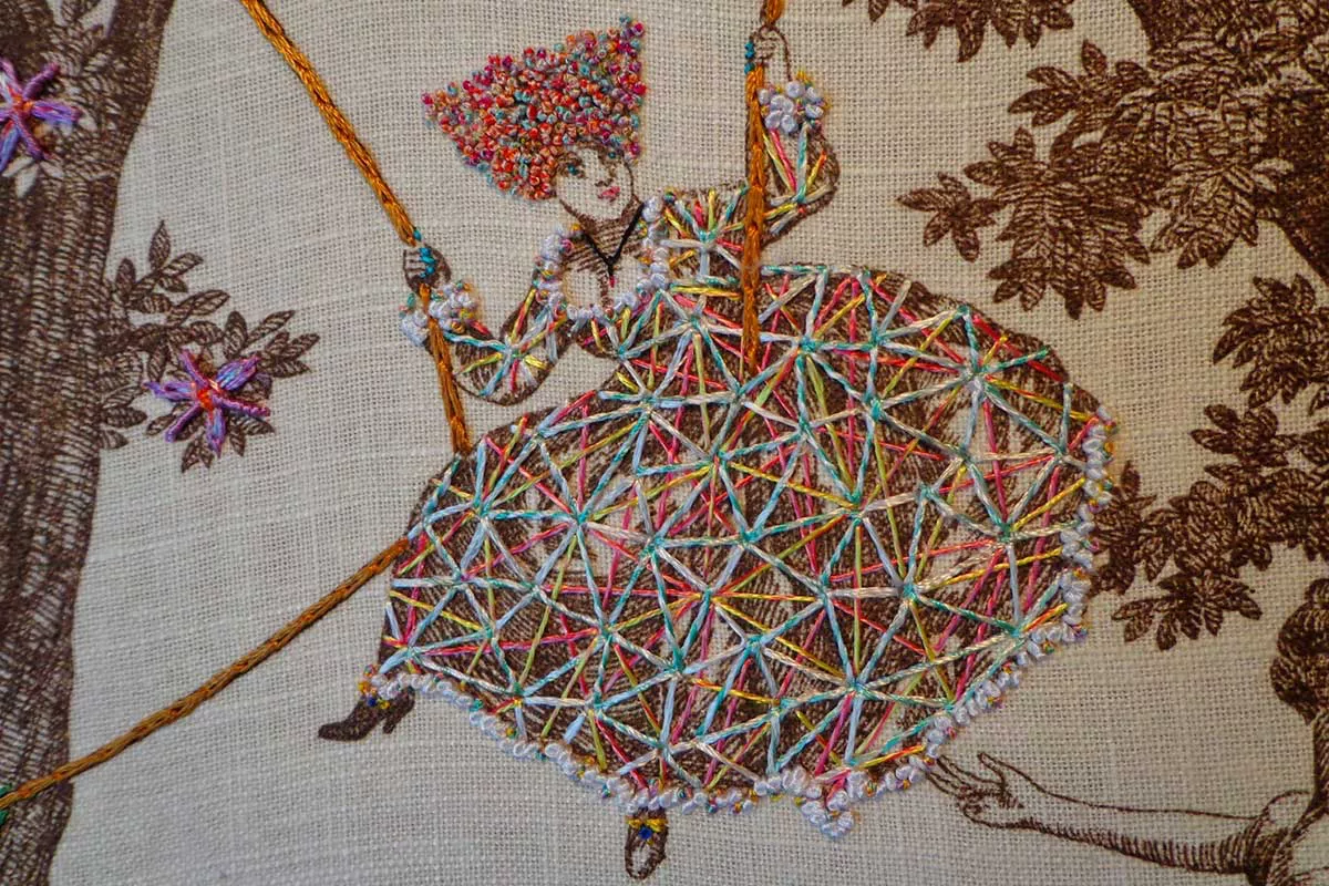 Toile de Jouy by Richard Saja, embroidery artist