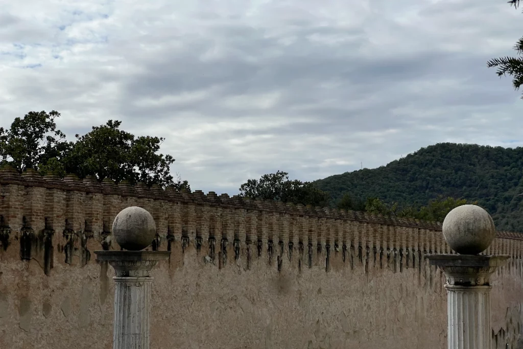 Castello del Catajo, veduta sui Colli Euganei
