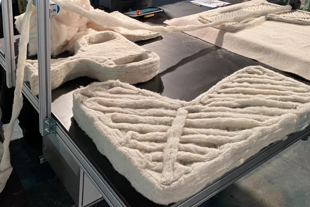 Christien Meindertsma Dutch Design Week Wool 3D Chair FLOCKS Wobot
