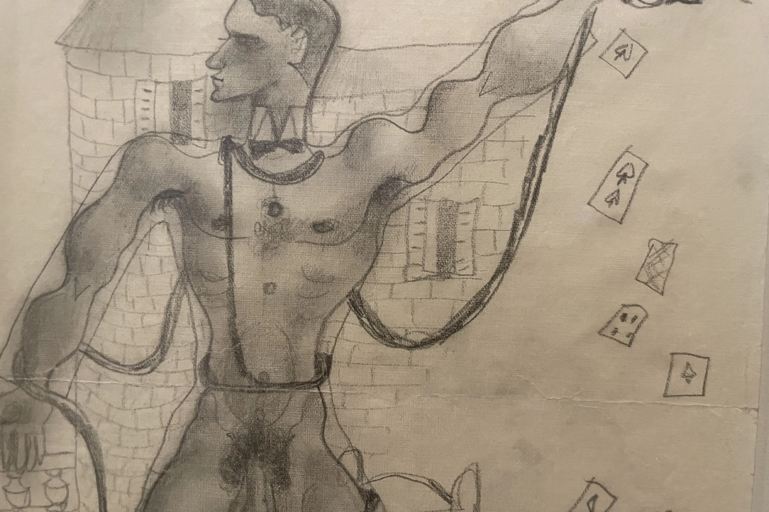 Jean Cocteau, Lacoonte, 1930 circa, matita su carta
