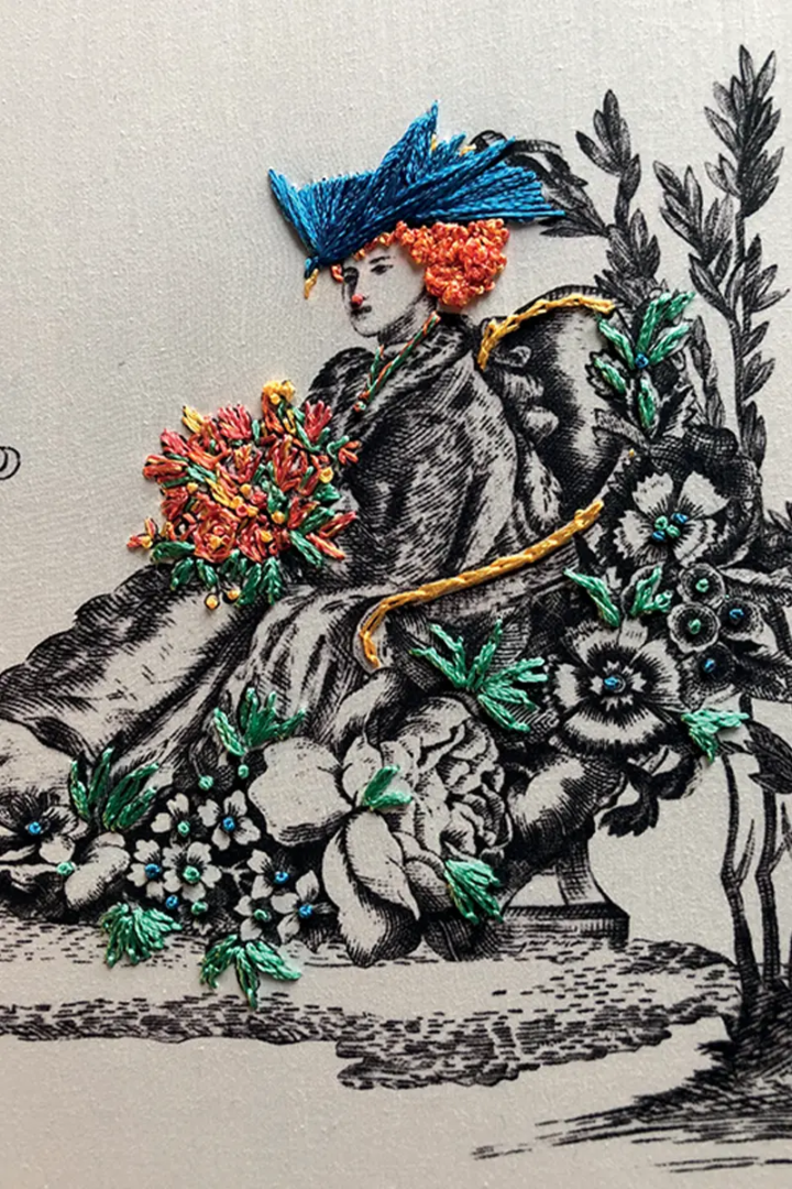 Toile de Jouy by Richard Saja, embroidery artist