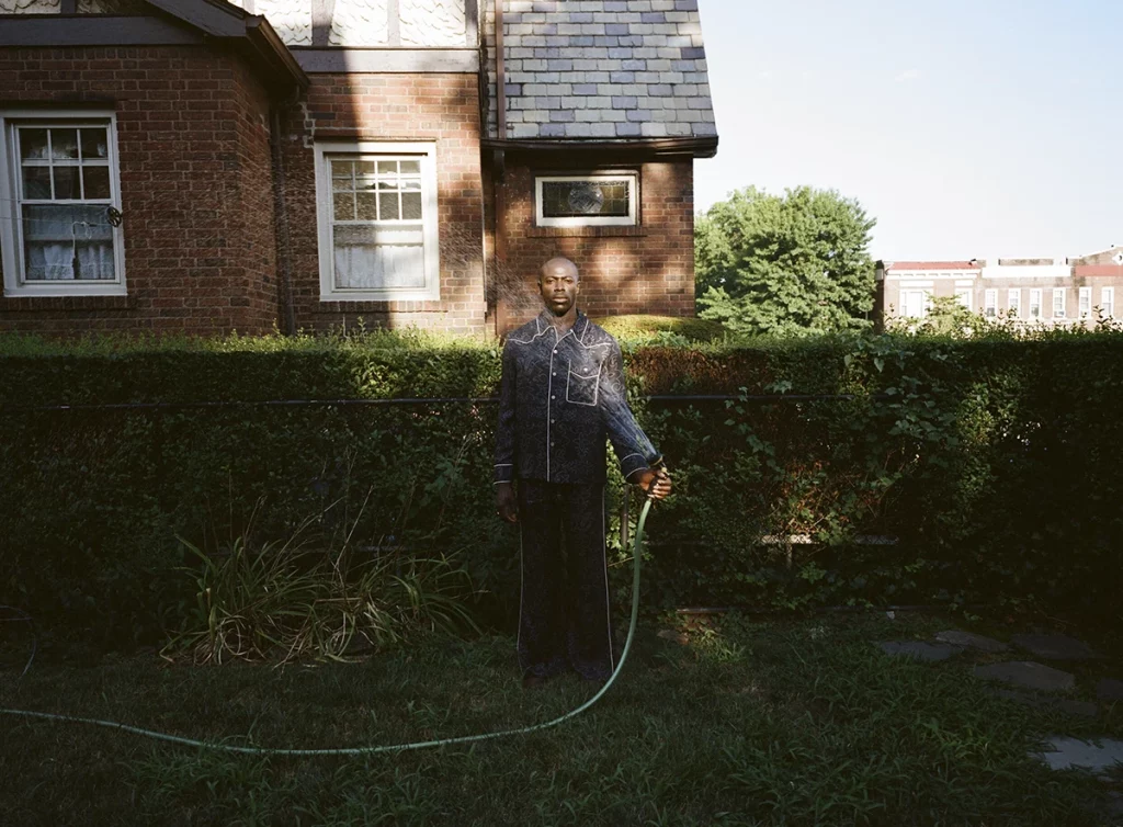 Shirt and pants Louis Vuitton Fall 24_25. Photography Lauren Withrow, styling Kirby Marzec