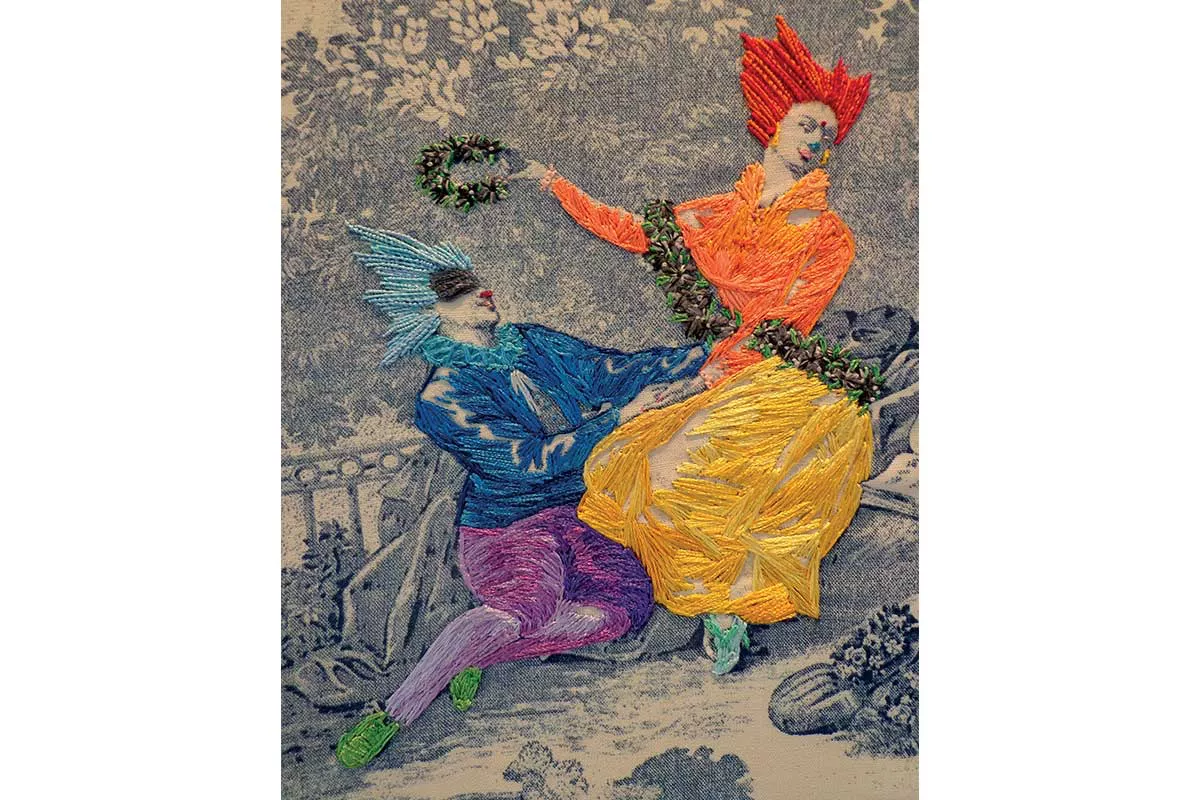 Toile de Jouy by Richard Saja, embroidery artist