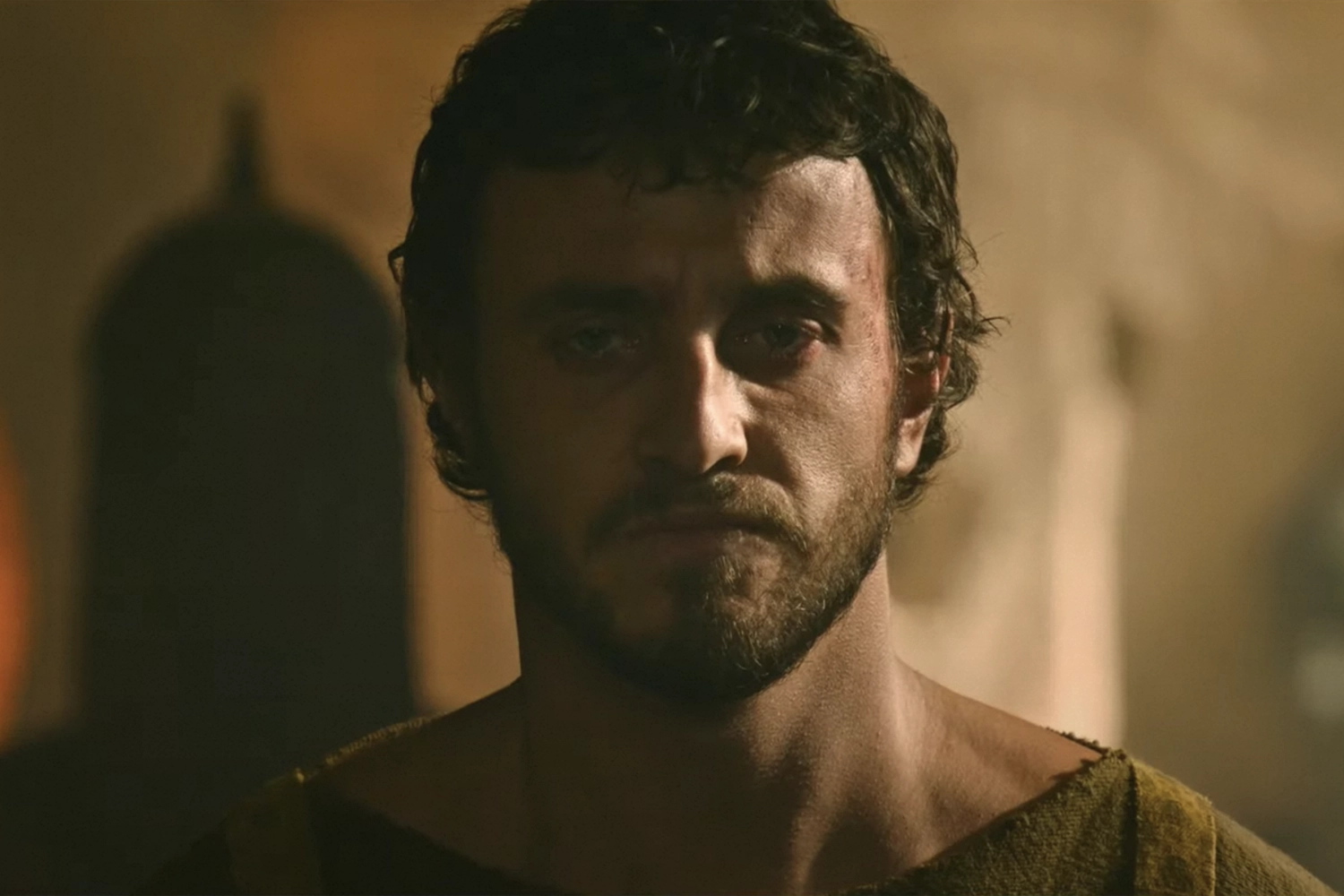 Paul Mescal in Gladiator II, directed and co-produced by Ridley Scott