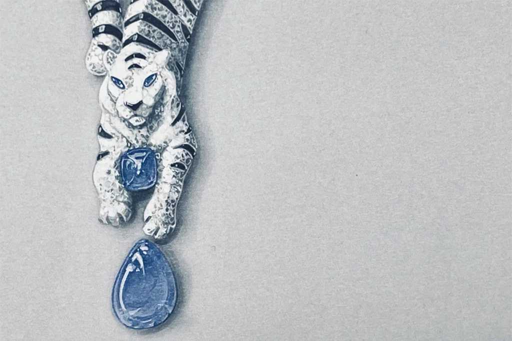 Cartier, Panthère, disegno tecnico
