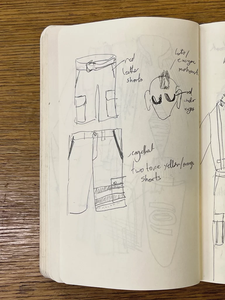 Olly Shinder sketches