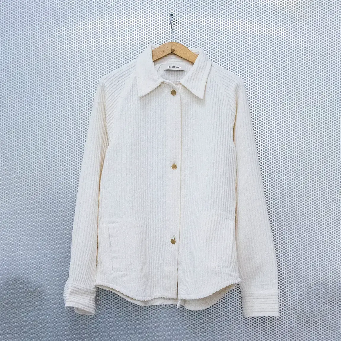 041.013 Shirt in Hemp Velvet Chenille