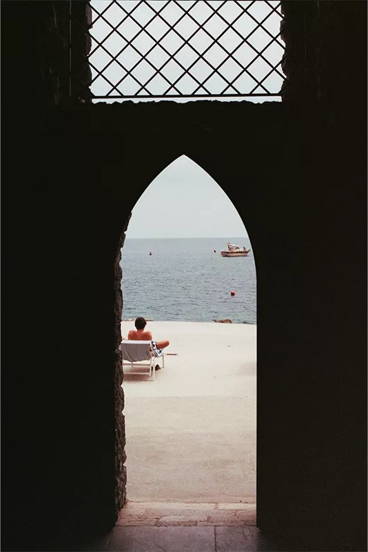 Borgo Santandrea, Amalfi, the main door from the beach club