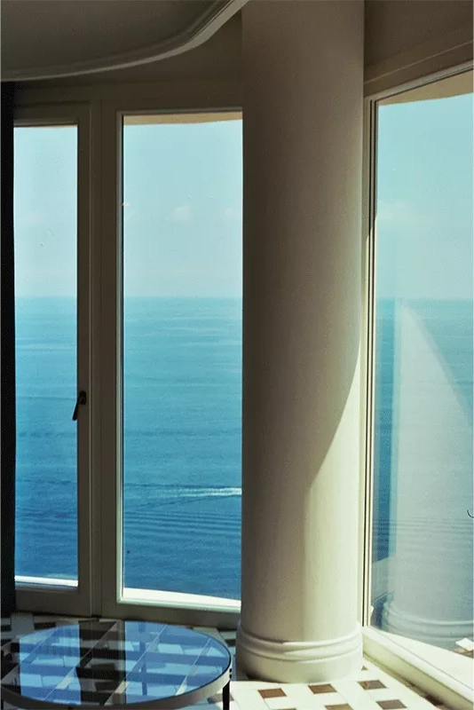 Borgo Santandrea, Amalfi, windows in the suite