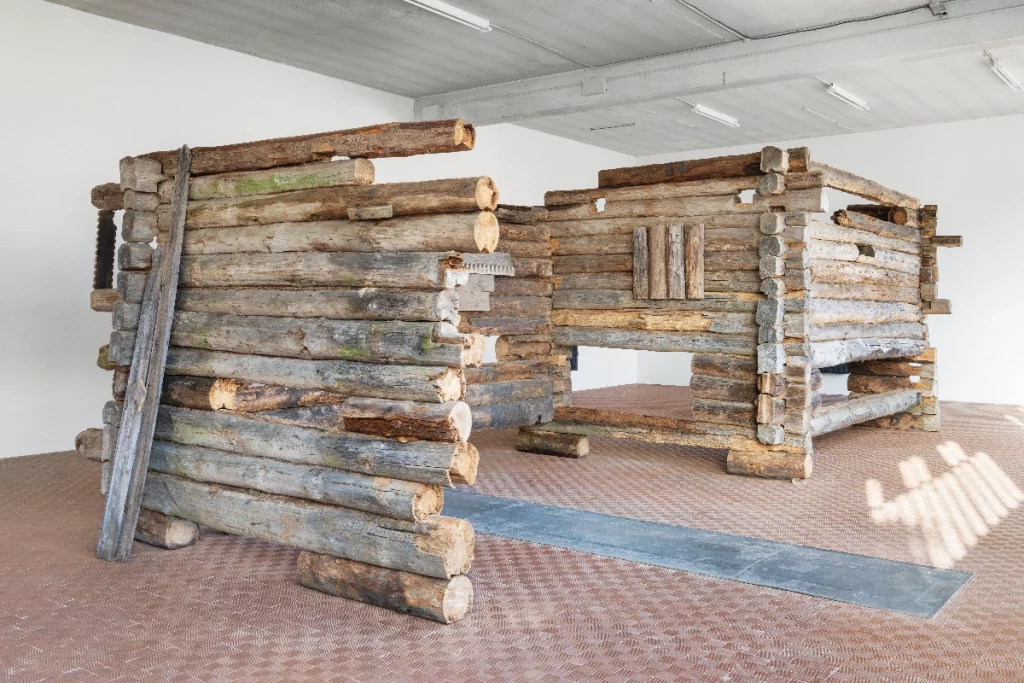 Augustas Serapinas. Wooden Travel, Installation view, a cura di:curated by Chiara Nuzzi, Fondazione ICA Milano, Milano.