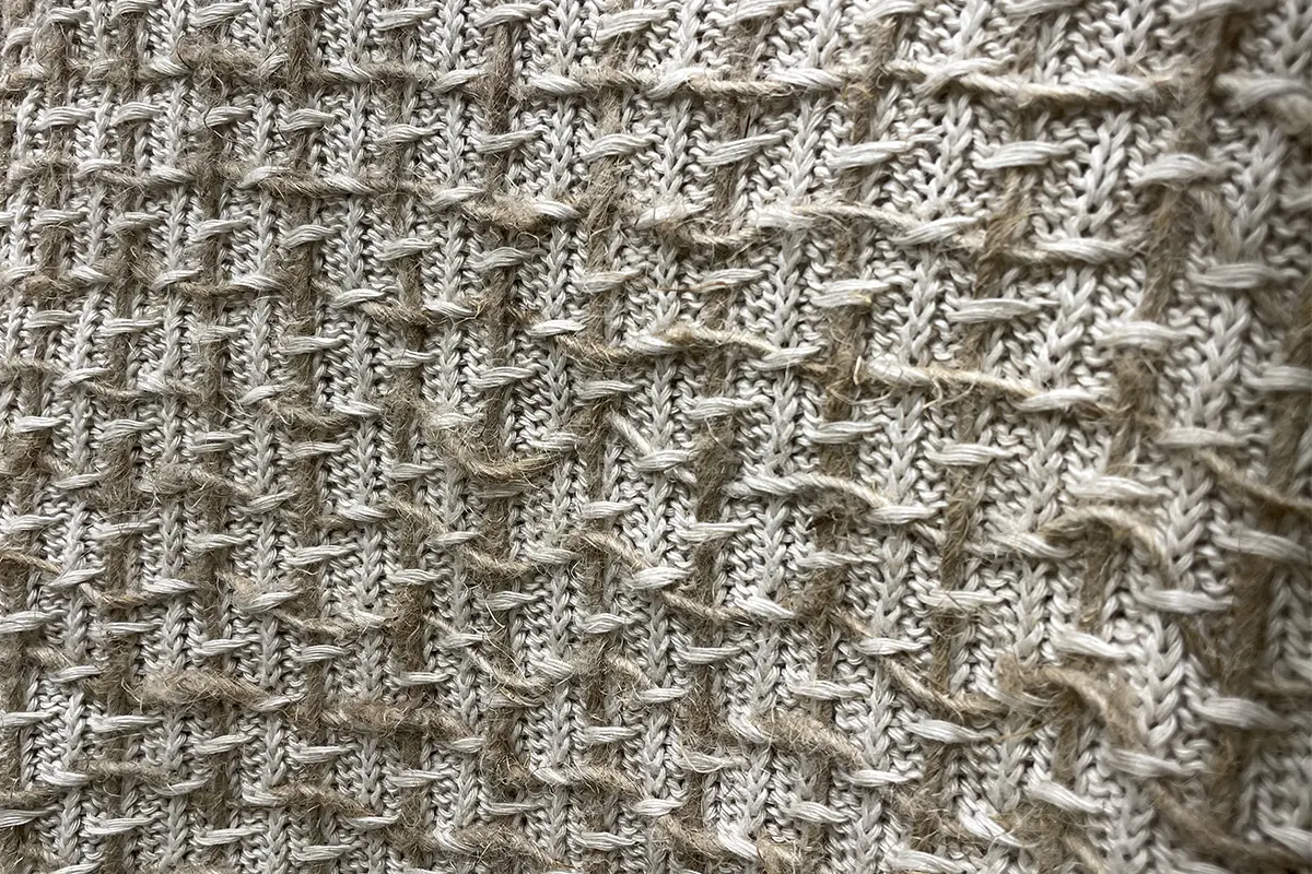 Hemp knitwear with embroidery - Prototipo Studio