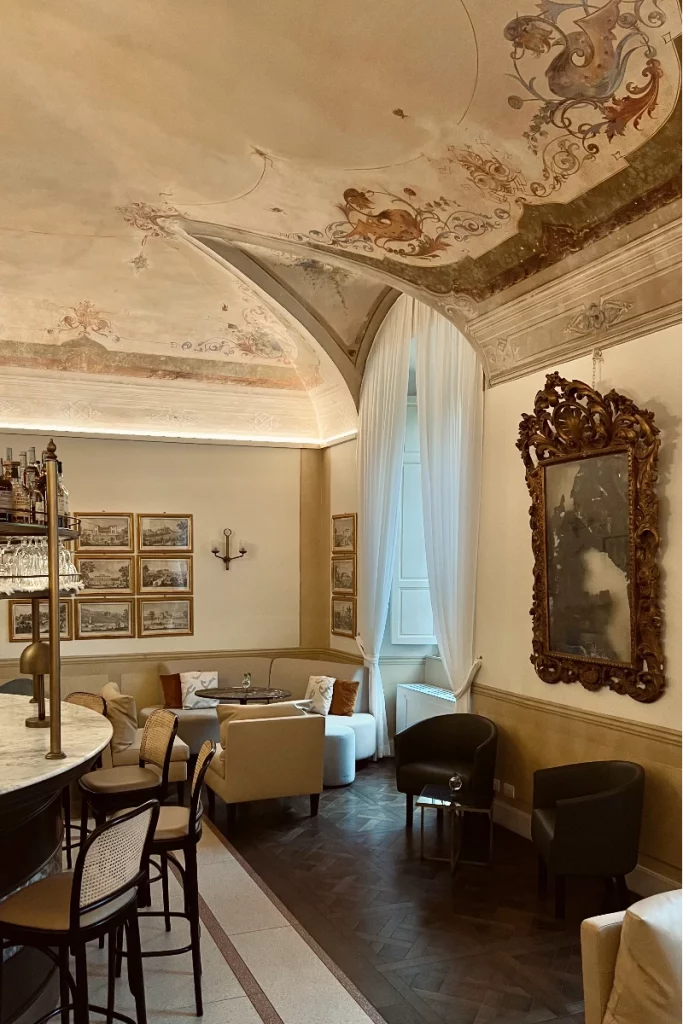 Il bar L'Affresco di Grotta Giusti