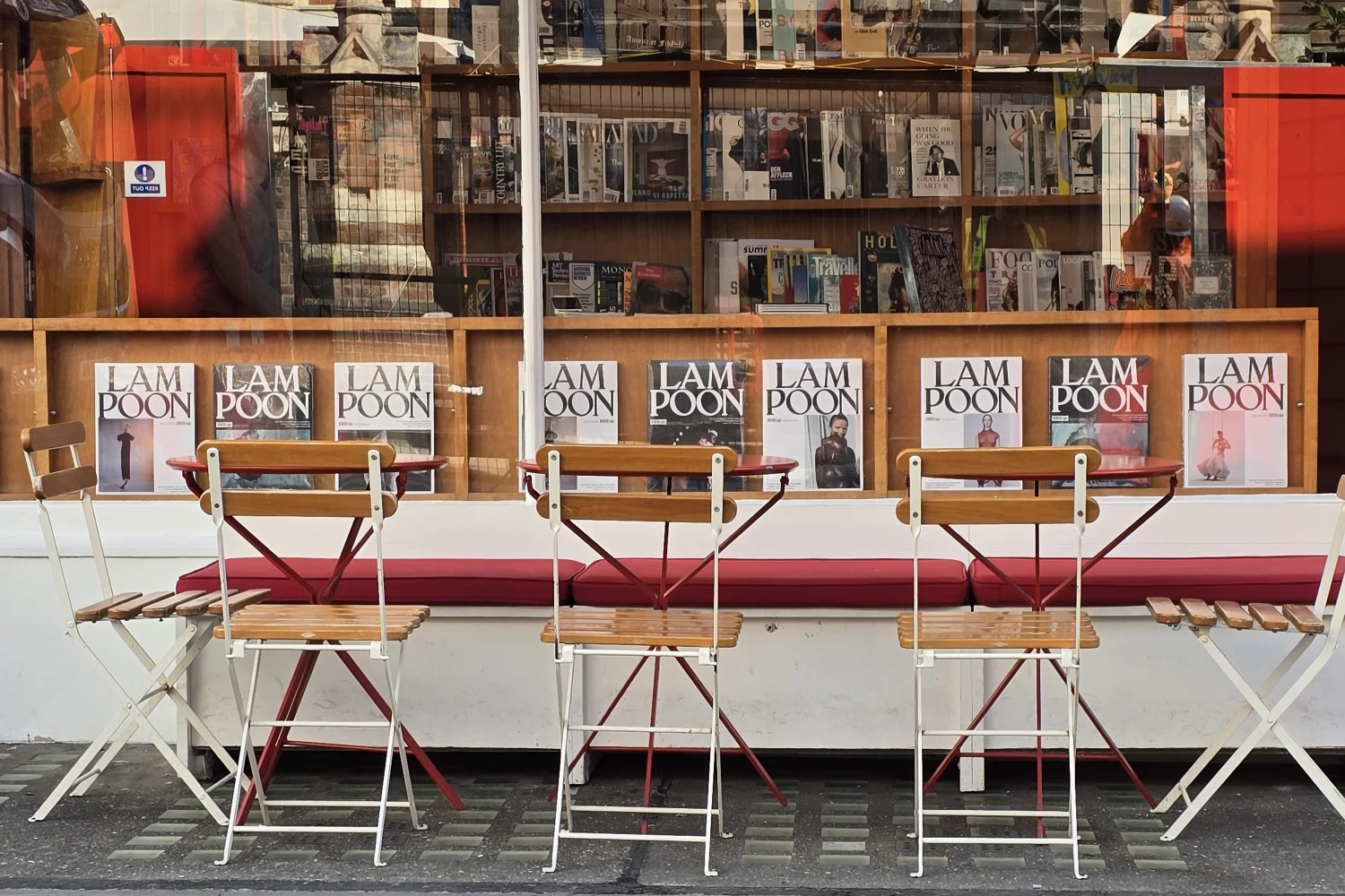 Shreeji Newsagents, London, Window