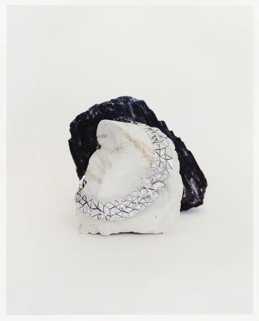 white gold Elegance necklace with diamonds, Awakened Minds collection, Louis Vuitton High Jewelry