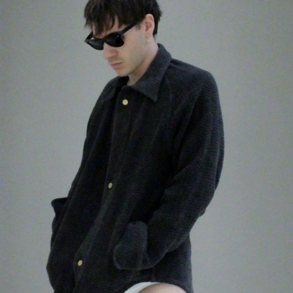 Hemp Textile Shirt Herringbone Pattern