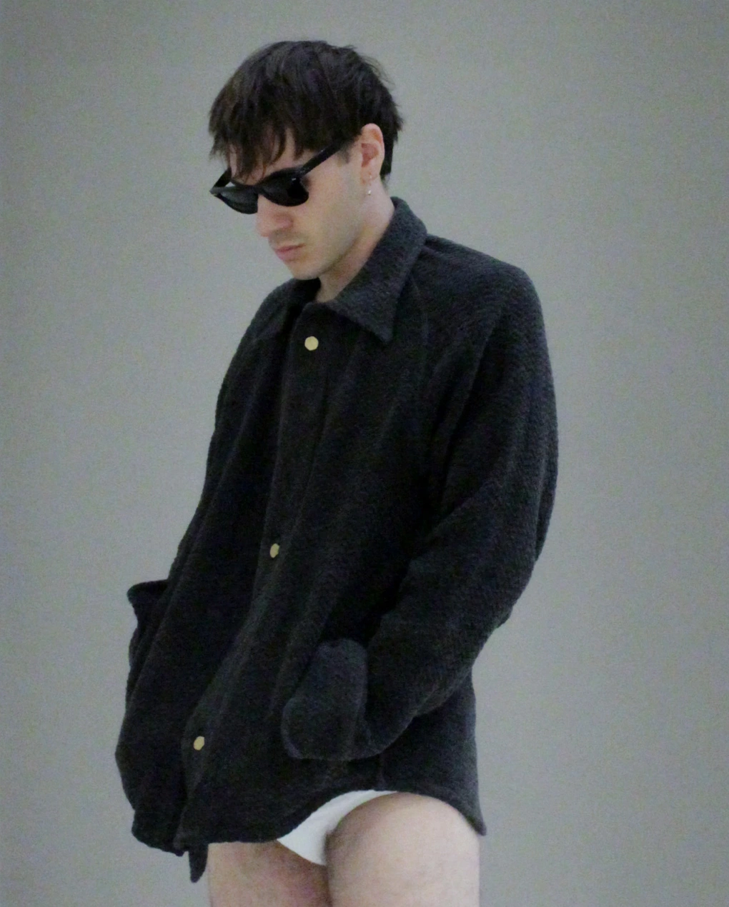 Hemp Textile Shirt Herringbone Pattern