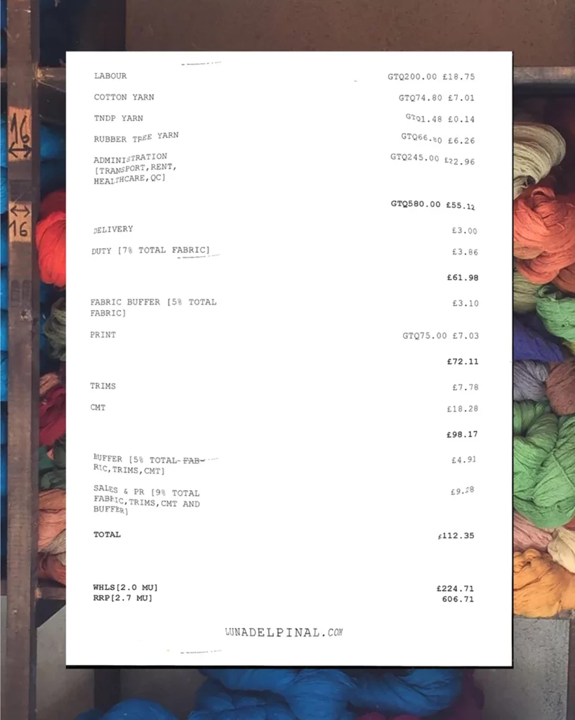 Luna del Pinal – pricing