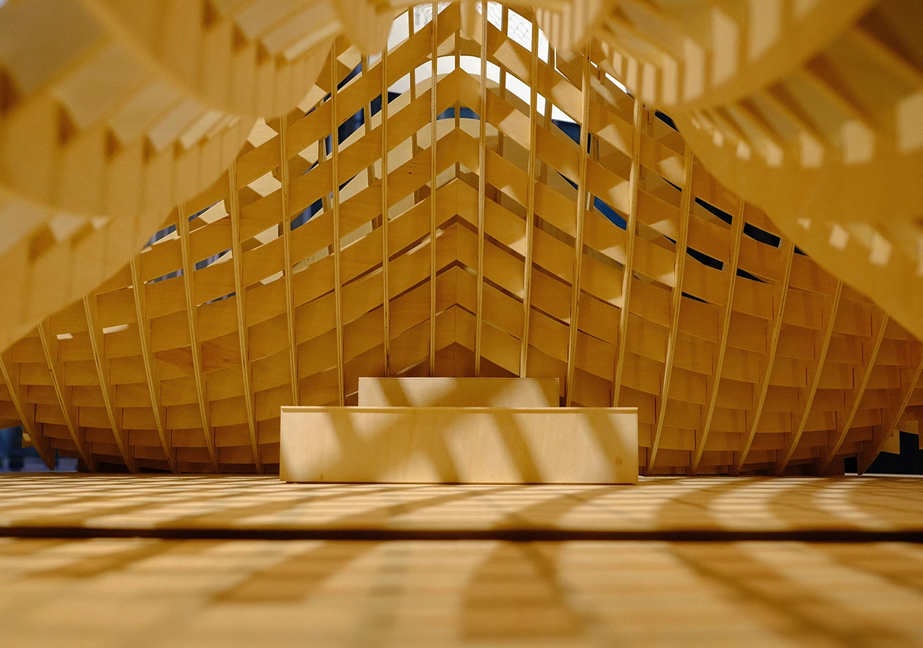 timber, flexibility and large scale building. Photo credit 月辉 张