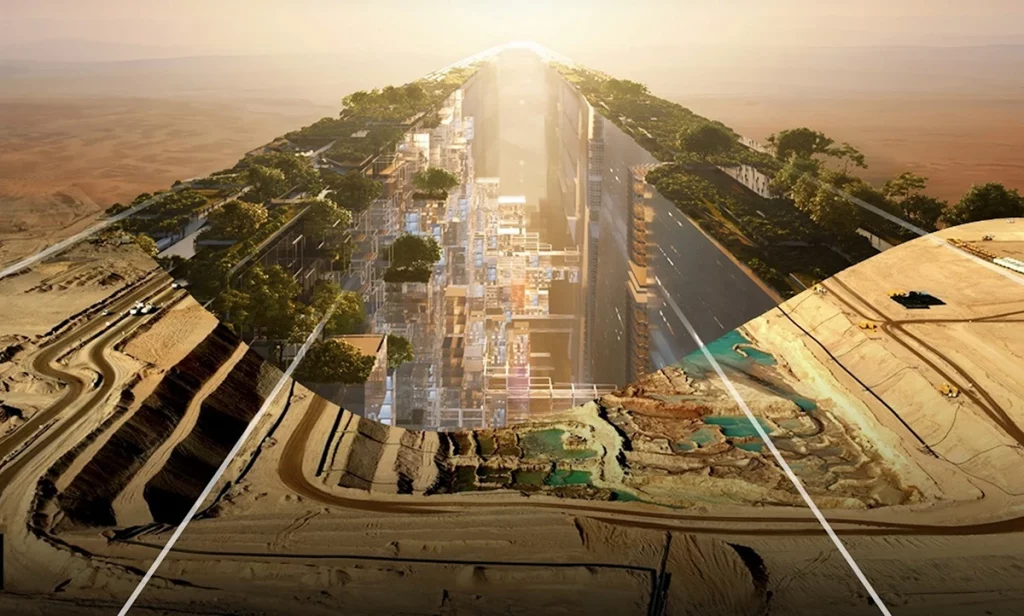 The Line city project Saudi arabia