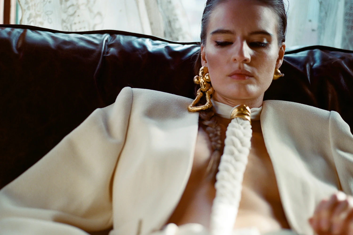 Tilda Lindstam @IMG Models shot by Rebekah Campbell, styling Cece Liu