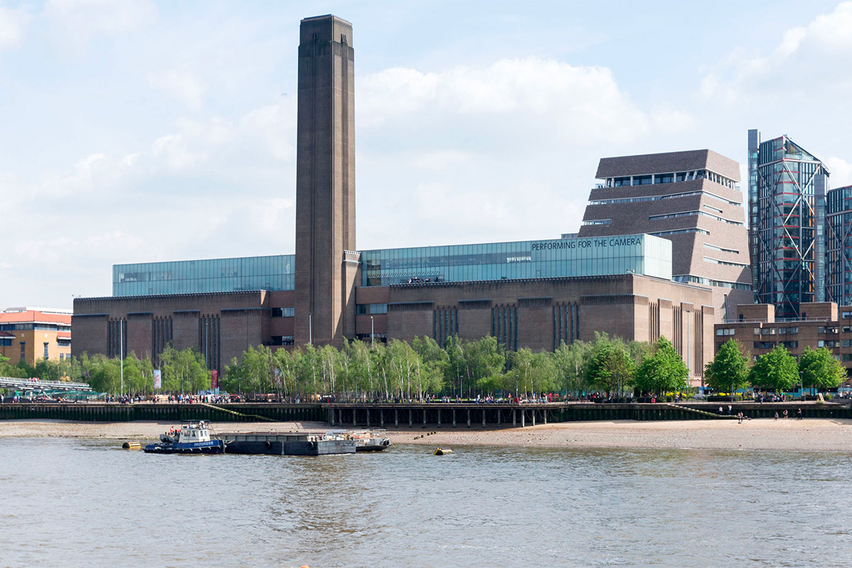 An external view of the Tate Modern, London