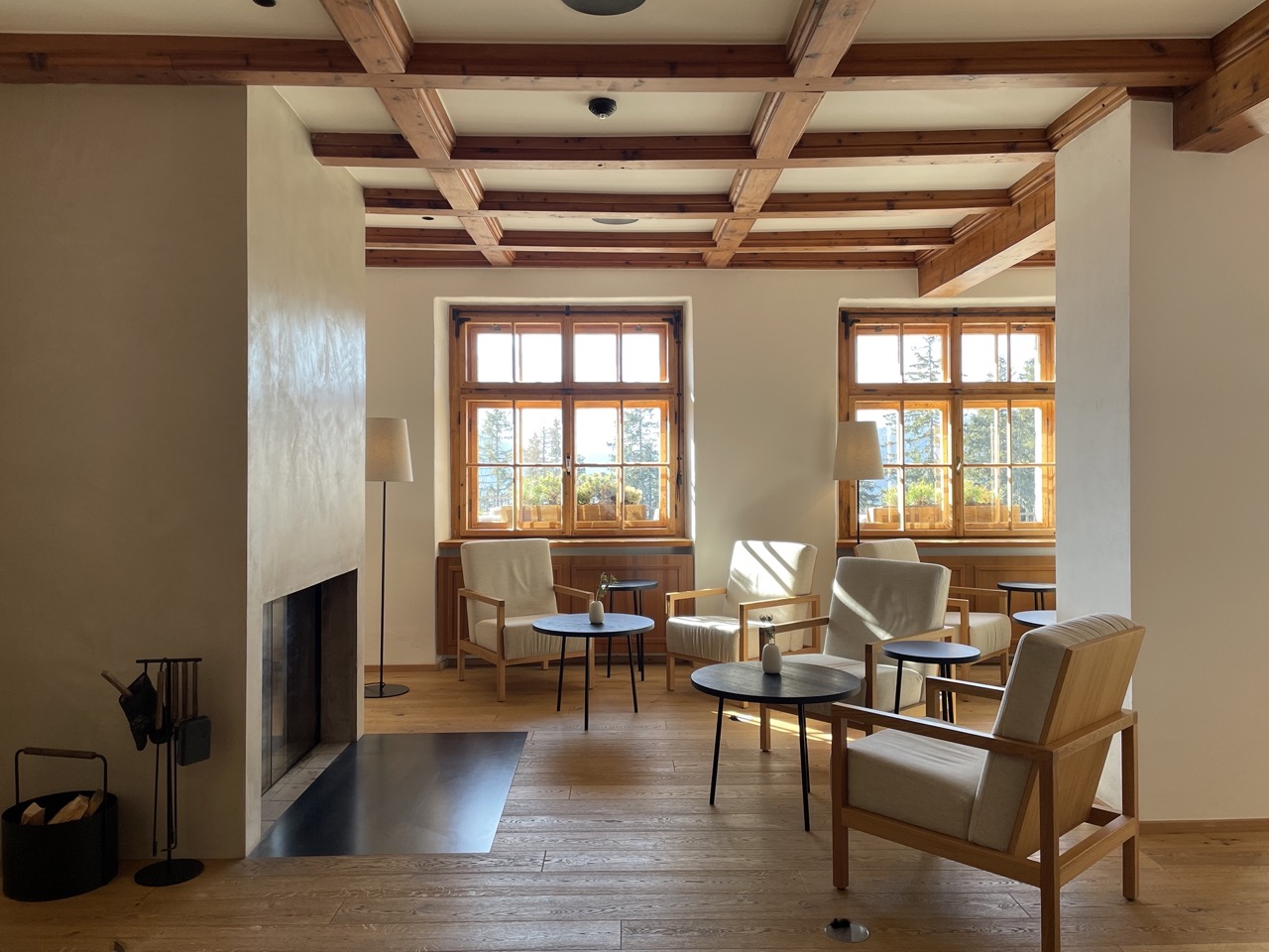 The lounge at the Forestis