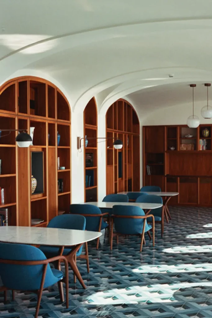 Borgo Santandrea Amalfi, the Library a gourmet restaurant
