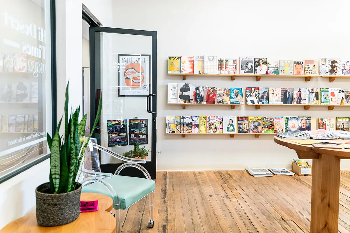 A magazine space in the California desert, Hi Desert Times