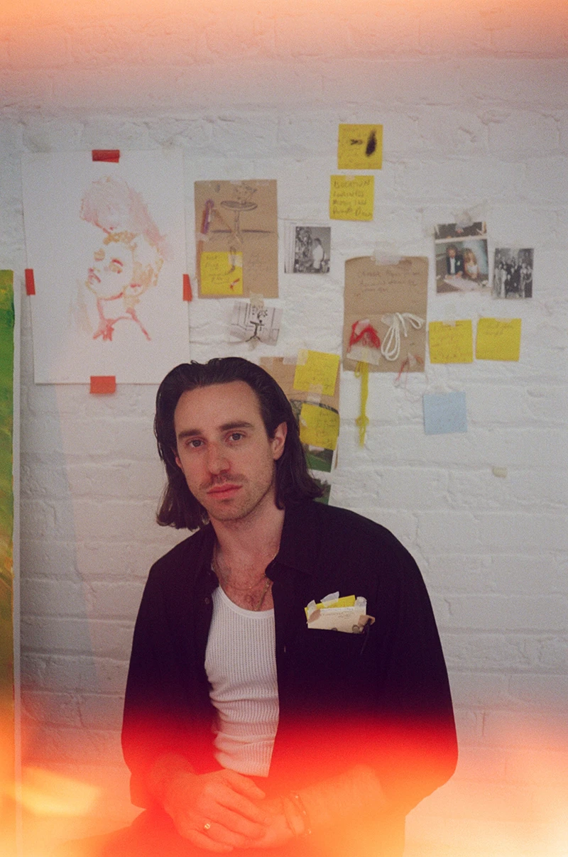 Alexander wears Dolce&Gabbana shirt, vintage vest, pants Our Legacy. Photography Domino Leaha, styling Natalie Magnani