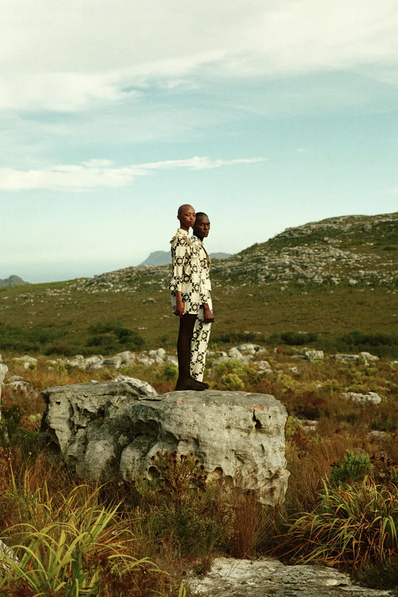 All looks Sindiso Khumalo. Photography Caroline Mackintosh, styling Gavin Mikey Collins