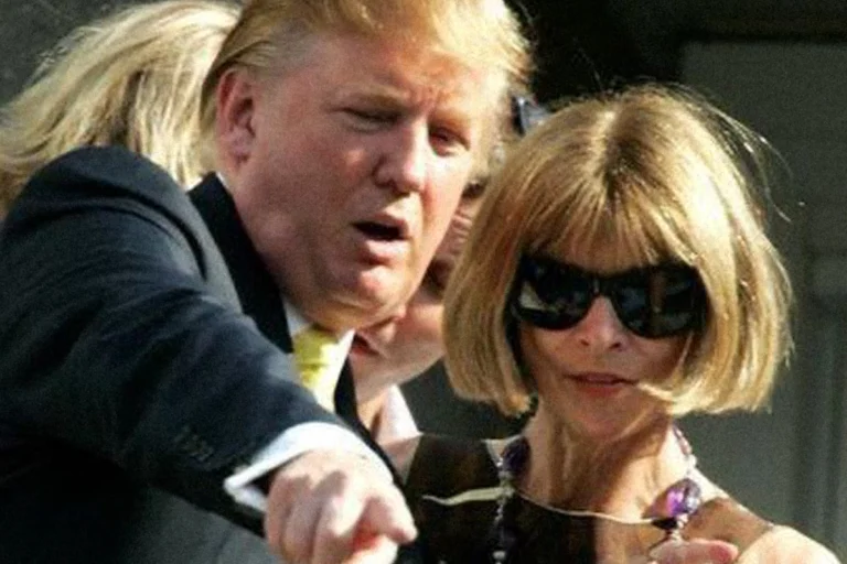 Anna Wintour e Donald Trump|Anna Wintour