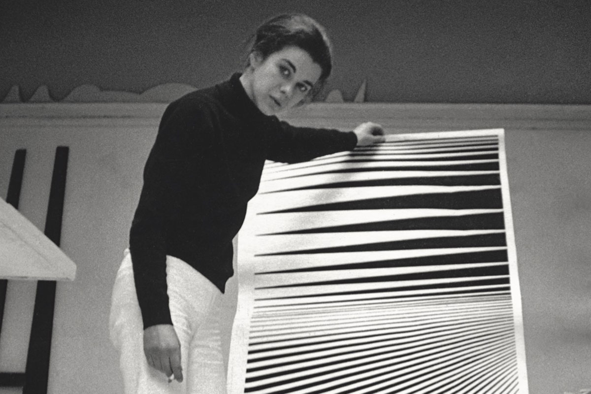 Lampoon, Bridget Riley, Photography John Minshall