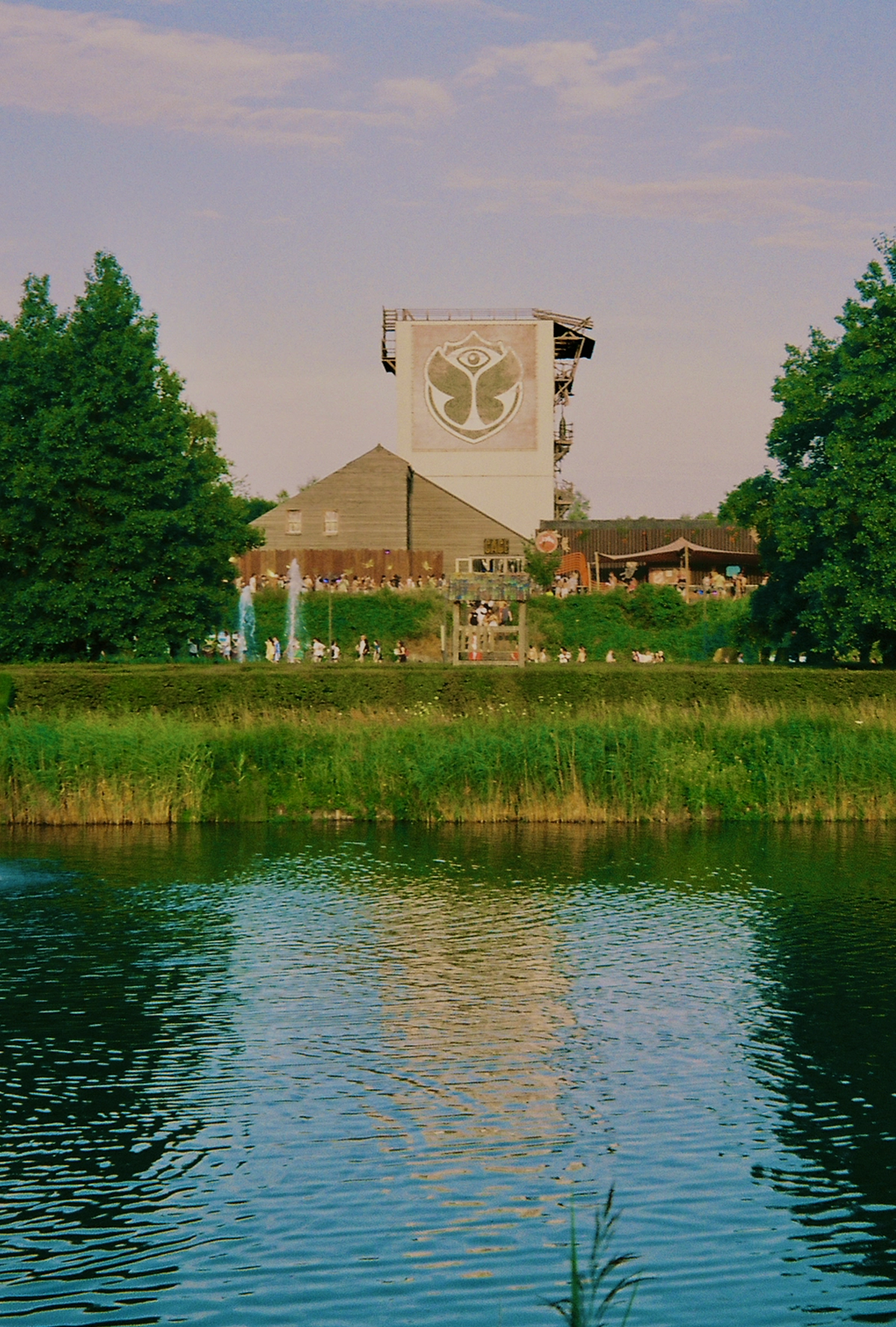 At Tomorrowland, the camping village hosts nearly 40,000 visitors during the festival