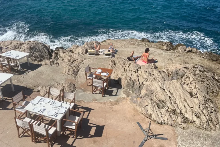 At Tuba restaurant guests can taste local and seasonal fresh fish and seafood dishes prepared by Chef Sylvain Roucayrol