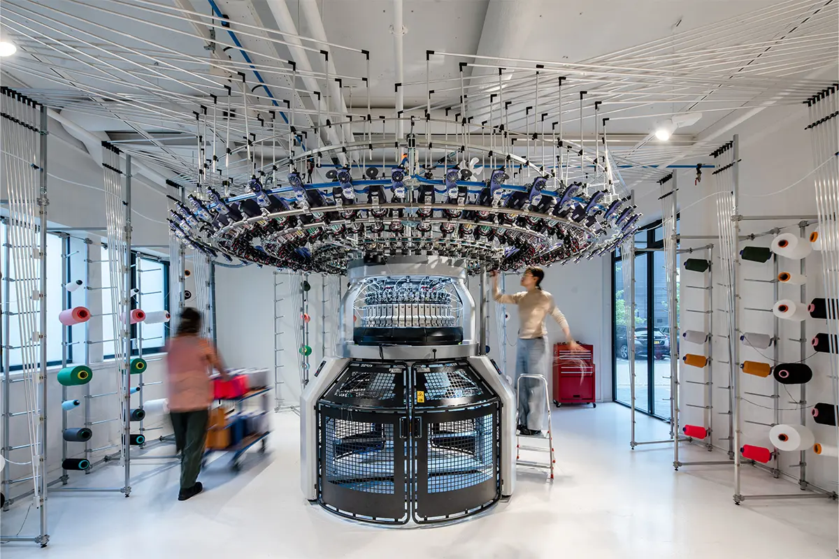 BYBORRE Amsterdam-based textile company is producing textiles and garments working with digital equipment