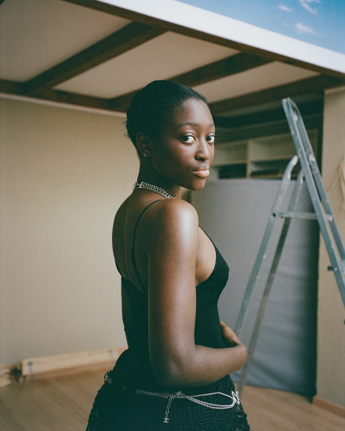 Binta Diaw shot by Alessandro Timpanaro, styling Giulia Sanna