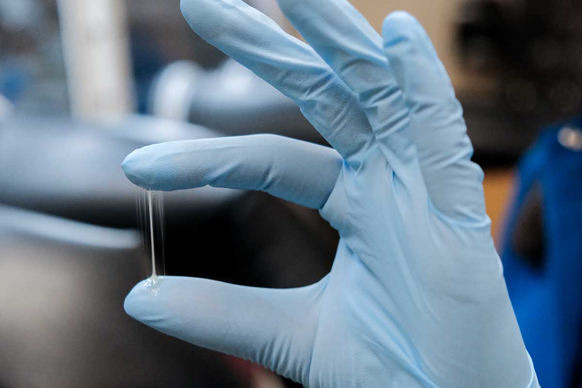 An environmentally friendly option to industrial sealants has been invented in the lab at Boston University