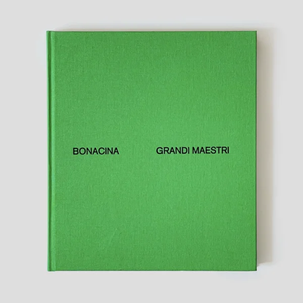 Bonacina Grandi Maestri Green Cover Graphic Book Design