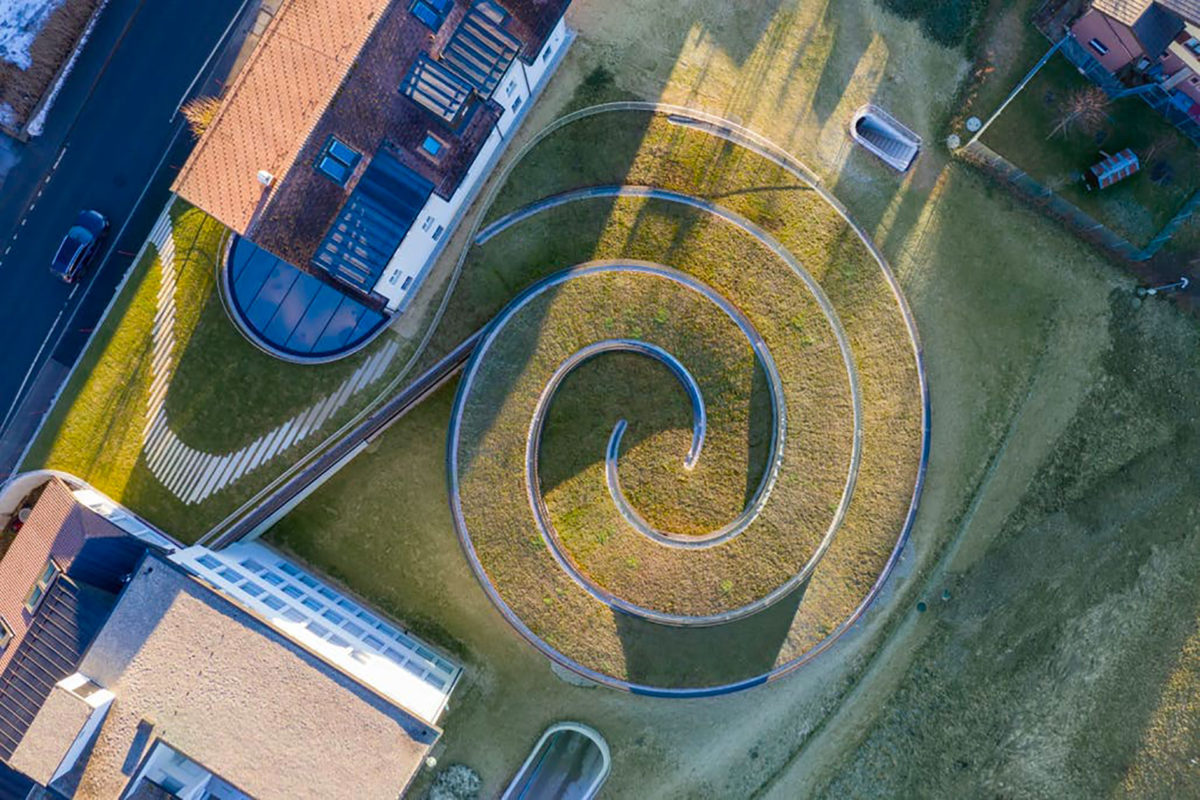 AUDEMARS PIGUET SPIRAL PH. IWAN BAAN|THE SPIRAL-SHAPED STRUCTURE OF THE MUSEUM ATELIER