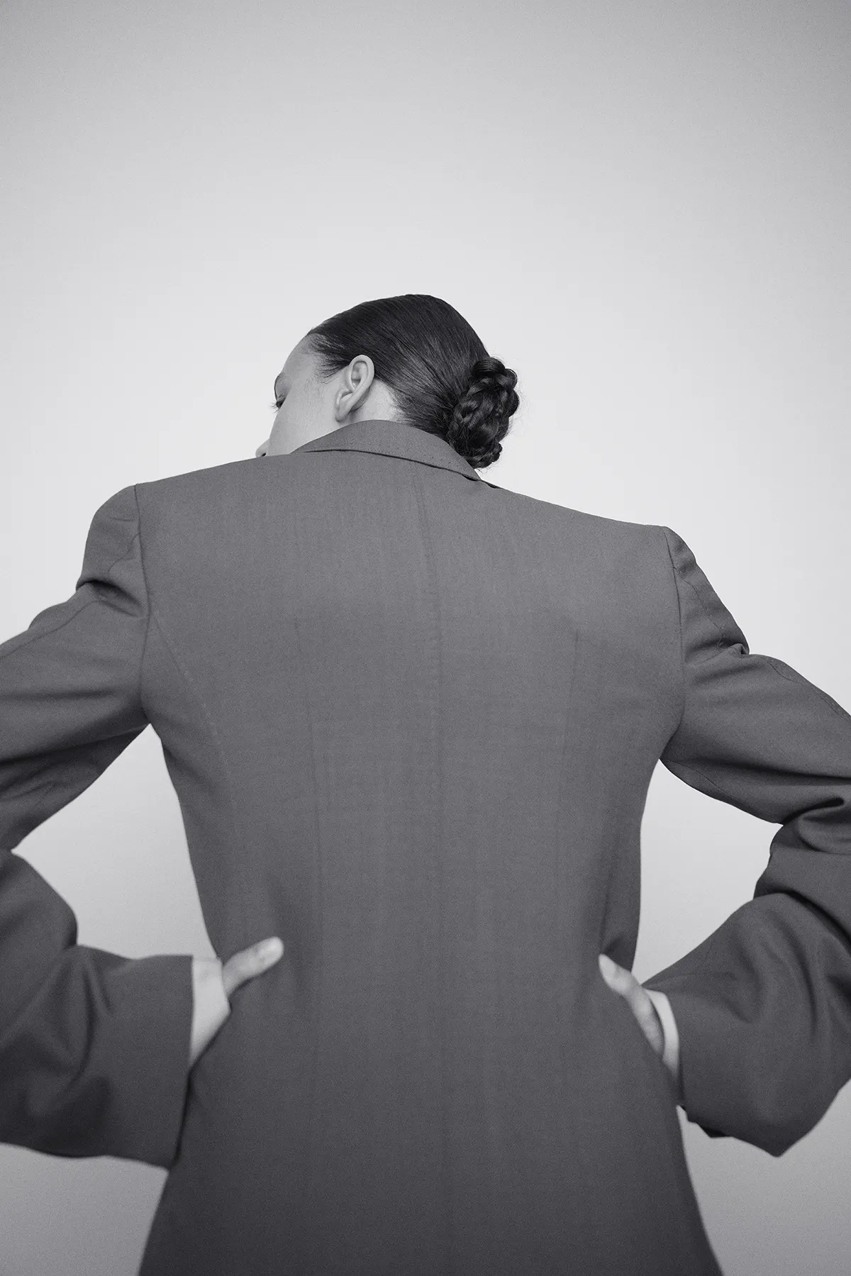 Chloè Lea wears blazer Fendi - Photography Amber Grace Dixon, styling Oisin Boyd and Ellie May Brown