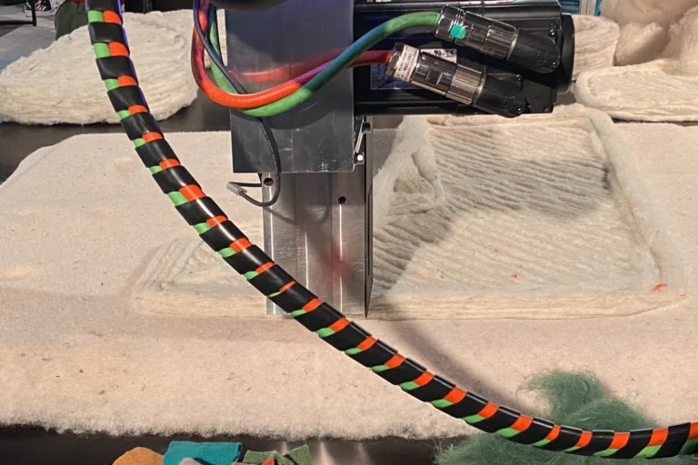 Christien Meindertsma Dutch Design Week Wool 3d printing|||Dutch Design Week|Dutch Design Week|Christien Meindertsma Dutch Design Week Wool 3d printing sustainable|Christien Meindertsma Dutch Design Week Wool 3d printing FLOCKS Wobot|Christien Meindertsma Dutch Design Week Wool 3d printing sustainable no waste|Christien Meindertsma Dutch Design Week Wool 3D Chair FLOCKS Wobot