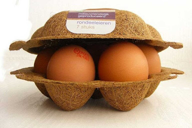 Coconut fibres (coir) can generate complex shapes with good dimensional stability